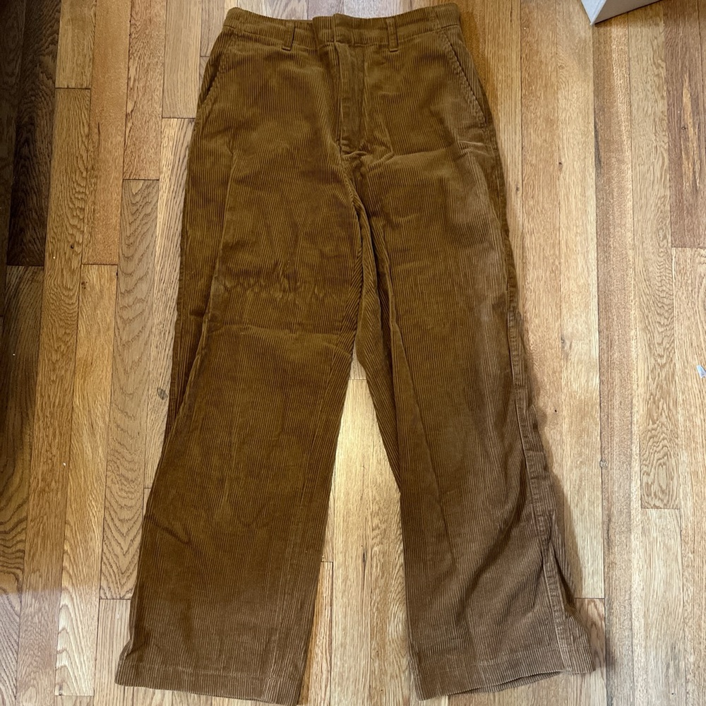 Uniqlo Light Brown Wide Leg Women’s Corduroy Pants